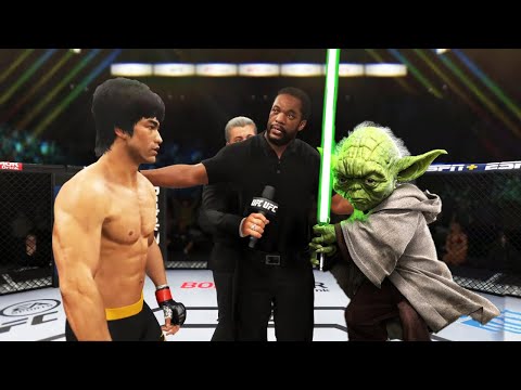 UFC 4 | Bruce Lee vs. Master Yoda (EA Sports UFC 4)