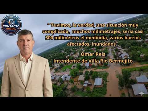 Villa Río Bermejito inundada (Omar Reis - Intendente Villa Río Bermejito)