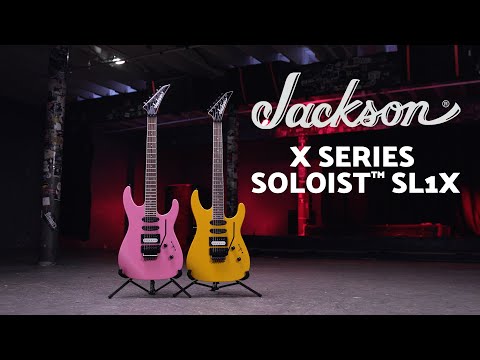 Jackson X Series Soloist SL1X Poplar Body 6-String Electric Guitar (Right-Handed, Platinum Pink)