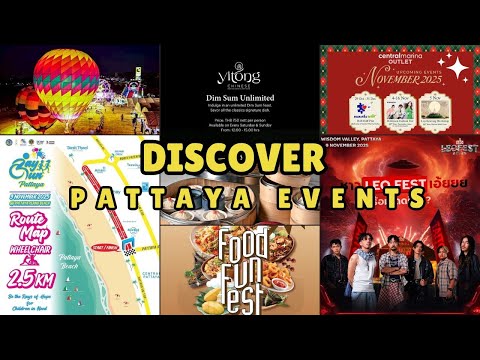 DISCOVER PATTAYA EVENTS with Fabulous 103fm What’s on in Pattaya (7 November 2025)