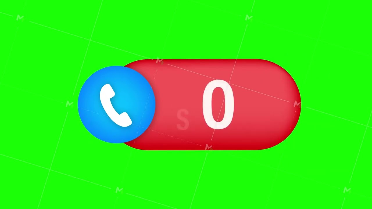 SOS emergency call. 911 calling. A cry for help. Motion graphics 4k