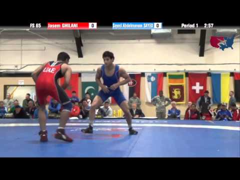 65 KG R16 - Jasem Ghilani (UAE) vs Sayed Abdelmonem Sayed (EGY)