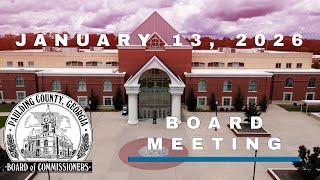 Paulding County Board of Commissioners Board Meeting (01/13/2026)