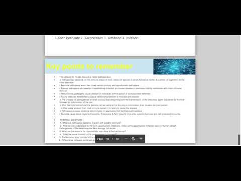 Module 5: Bacterial pathogenesis of bacterial infections