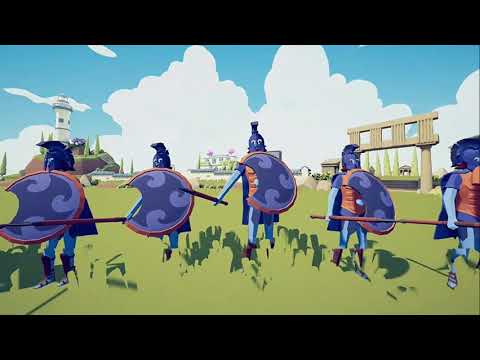 Hoplites VS Shield Bearers  in TABS