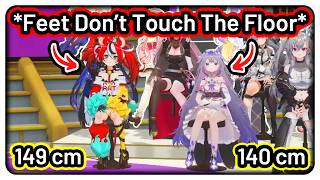 Bae and Biboo Are So Smol, Their Feet Don't Touch The Floor When They're Sitting【Hololive EN】