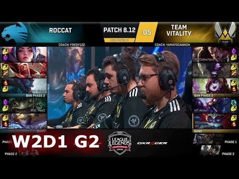 ROCCAT vs Vitality | Week 2 Day 1 S8 EU LCS Summer 2018 | ROC vs VIT W2D1