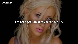 Christina Aguilera - Pero Me Acuerdo De Tí (Letra/Lyrics)