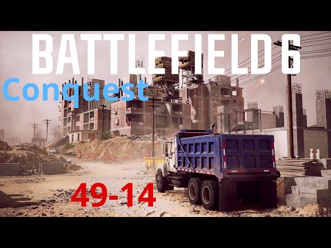 Battlefield 6 Gameplay - Conquest: New Sobek City | 49-14