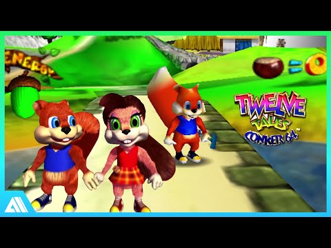 Conker Twelve Tales/Quest - All gameplay footage (Best Quality) [Cancelled Game]