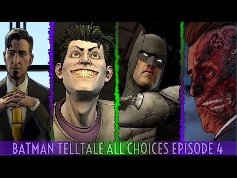 Batman Telltale Episode 4 All Choices / Alternate Choices And Ending