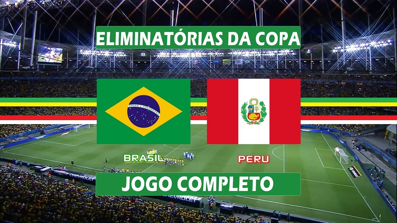 Brasil x Peru - Jogo Completo - Eliminatórias da Copa 2018 (17/11/2015)