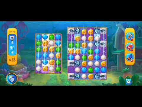 Fishdom Easy Level 11479 (with Double Lightning Booster) @choraelmin