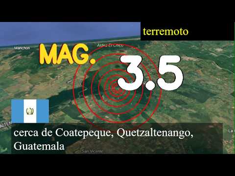 Terremoto cerca de Coatepeque, Quetzaltenango, Guatemala actualizaciones en vivo hoy: Terremoto de