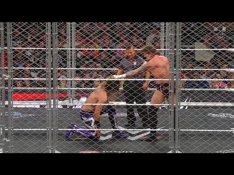CM Punk vs. Seth Rollins Steel Cage (1/2) | WWE RAW 3/10/2025