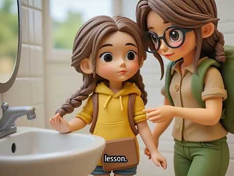 Chiku Learns to Wash Her Hand