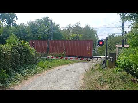 Passaggio a livello Alessandria, via della Moisa - Level crossing - Spoorwegovergang