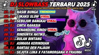 Download lagu DJ SLOWBASS TERBARU 2025 || DJ NASIB BUNGA🎵DJ LUKAKU | DJ SEBUJUR BANGKAI VIRAL ENAK BUAT SANTAI mp3