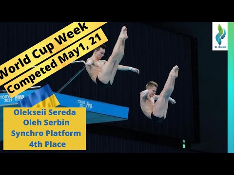 2021 Diving World Cup - Ukraine Diving Oleksii Sereda Oleh Serbin - Platform Diving Synchro