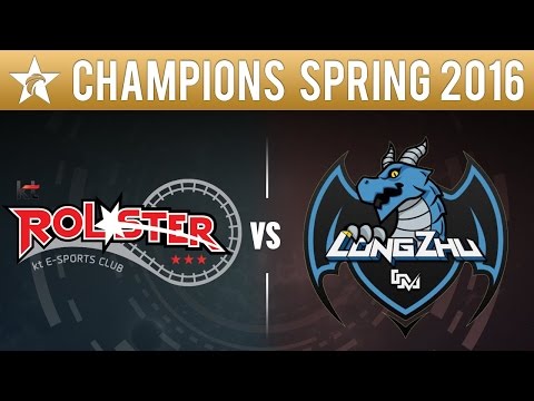 KT Rolster vs Longzhu Gaming - League Of Legends S6 LCK Spring 2016 Game 1