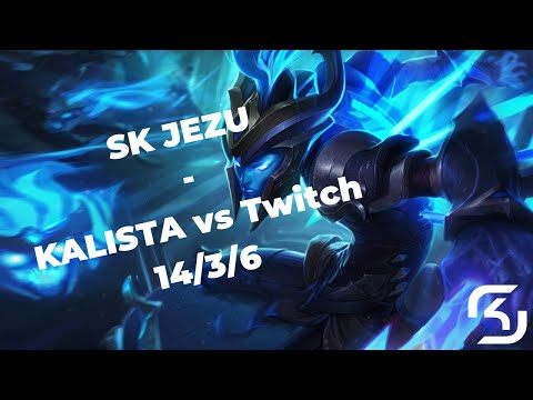 SK JEZU - Bot Lane - KALISTA vs Twitch - S12 | Patch 12.12 - Replay