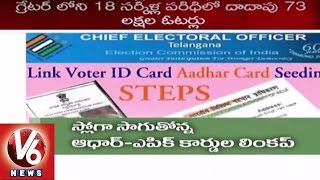 Aadhaar-EPIC Seeding process is slowed with negligence of Officials | Hyderabad