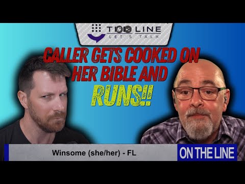 Christian RUNS from her bible! | W/ @SansDeity on @qnaline