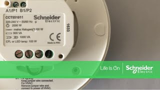 Installation Video ARGUS Motion Sensor Dual-Tech by Schneider