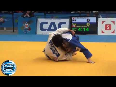 European Judo Open Women Oberwart 2013 Semifinal -57kg ISHIKAWA Megumi (JPN) - MELANCON (CAN)