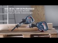 Bosch PRO Akku-Säbelsäge GSA 18V-32 im Handwerkerkoffer Video