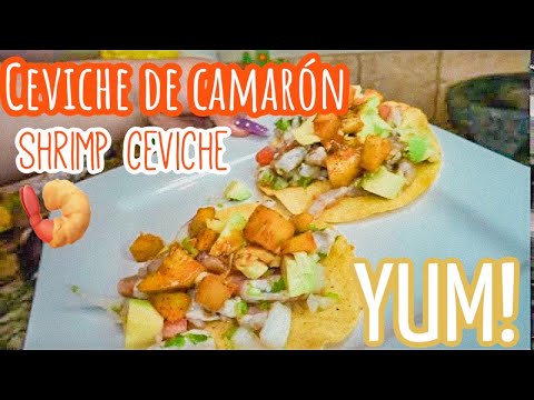 HOW TO MAKE CEVICHE DE CAMARON l SHRIMP CEVICHE l EASY RECIPE l RECIPE MY WAY l @SoyMichelleRivera