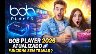BOB PLAYER 2026 ATUALIZADO  FUNCIONA SEM TRAVAR? TESTE REAL #bobplayer #iptv
