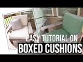 Super Easy and Simple DIY Zipper Outdoor Cushion Cover with Boxed Corner Tutorial