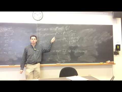 Math313 Lec16 PerfectNumbersMersenneFermatPrimes