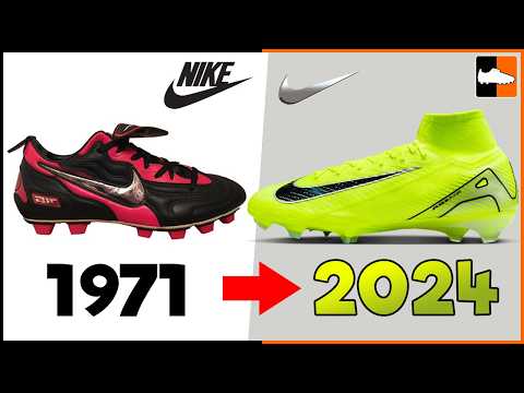 Evolution of NIKE Football Boots! Ronaldo, Mbappe, Cristiano Boot History