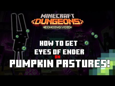 Just Gaming 101 - How to Get Eyes Of Ender on Pumpkin Pastures - Minecraft Dungeons