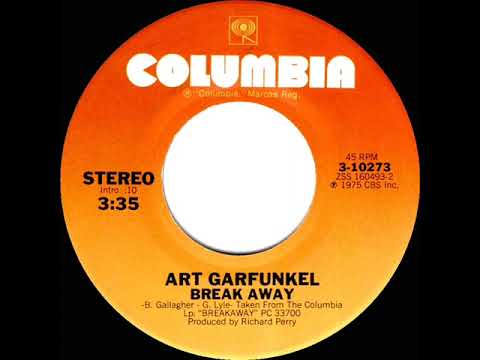 1976 HITS ARCHIVE: Break Away - Art Garfunkel (stereo 45--#1 A/C)