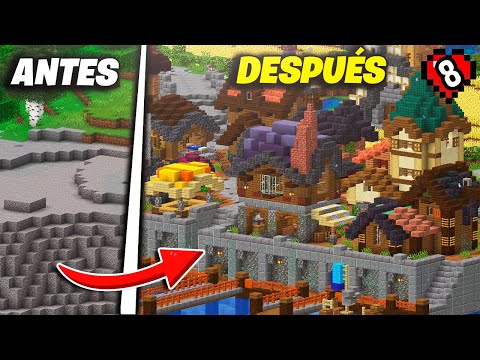 24 HOURS BUILDING a VILLAGE in Minecraft