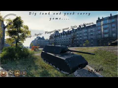 WOT-Best Epic Battles #50~ Maus ~ 9k Damage ~ 8 Kills ~ Map Paris