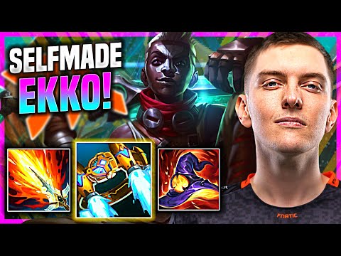 SELFMADE PICKS EKKO WITH NEW ITEMS! - FNC Selfmade Plays Ekko JUNGLE vs Taliyah! | Challenger TV