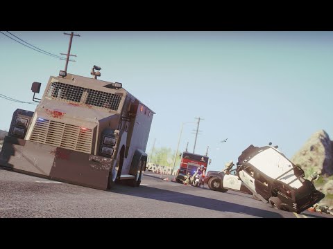Unstoppable Heavy Riot Control Vehicle Police Chase GTA 5.