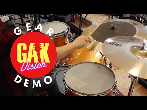 GAK DRUMS : Gretsch GB-E8246 USA Brooklyn 4 Piece Shell Pack (Gold Sparkle)