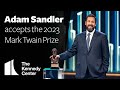 Adam Sandler Acceptance Speech 2023 Mark Twain Prize