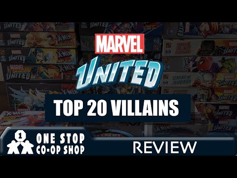 Marvel United | Top 20 Villains | with Steve & Kim