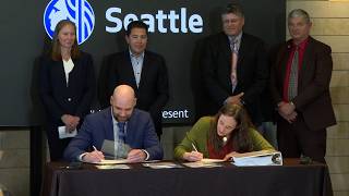 Mayor signs landmark agreement for Skagit dams next 50 years