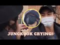 Jin weeping tears of Jungkook !!