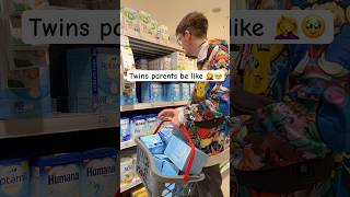 Nobody warned us that having twins means buying milk like this! 🍼🍼💸 😅 #parentslife #newparents
