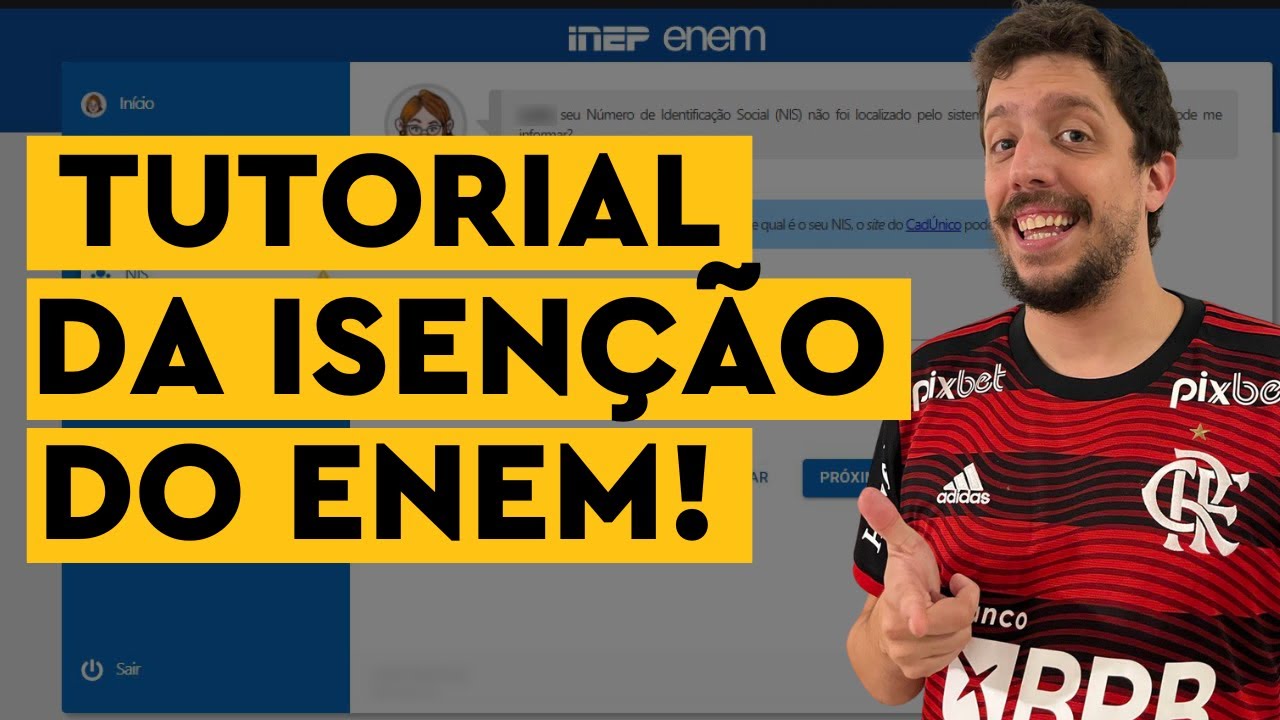 TUTORIAL PARA SOLICITAR A ISENÇÃO DO ENEM 2024! // TODOS OS DETALHES EXPLICADOS!
