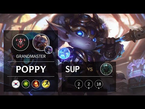 Poppy Support vs Pyke - KR Grandmaster Patch 9.13