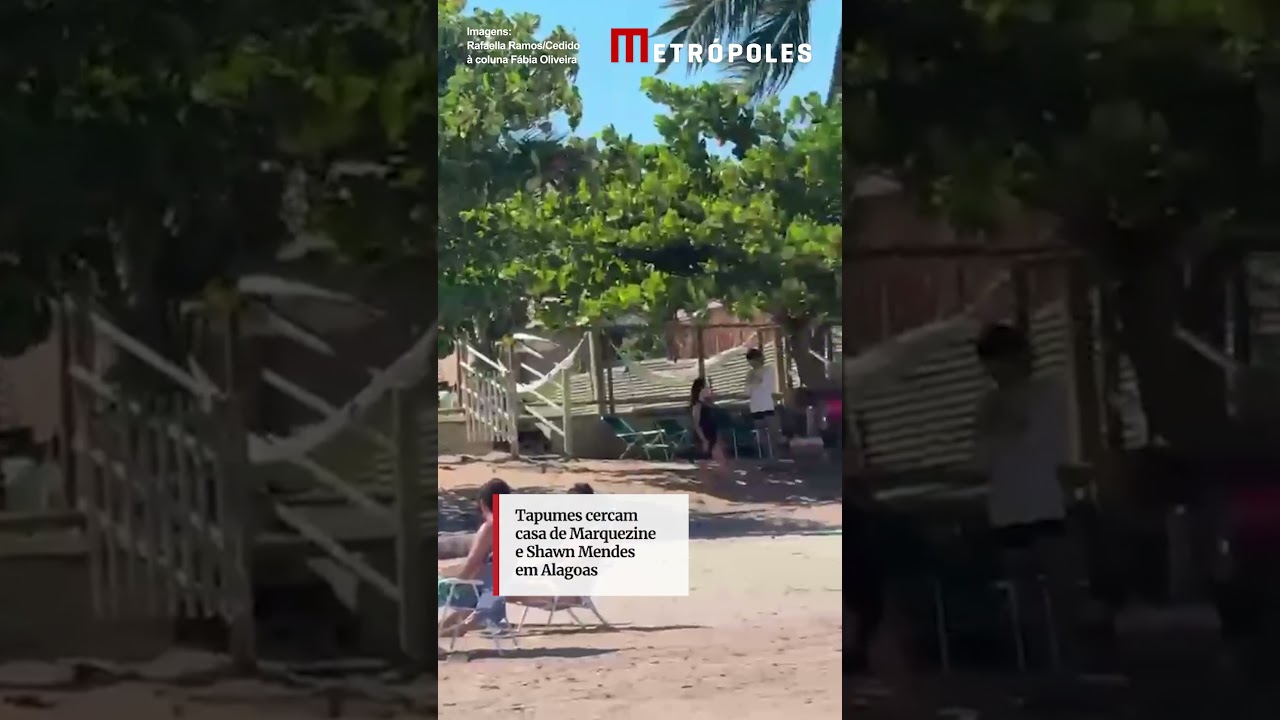 Tapumes cercam casa de Marquezine e Shawn Mendes em Alagoas